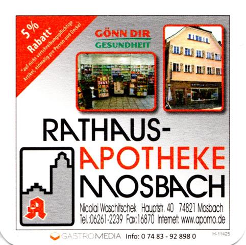 mosbach mos-bw mosbacher unser 6b (quad185-rathaus-u r h11425)